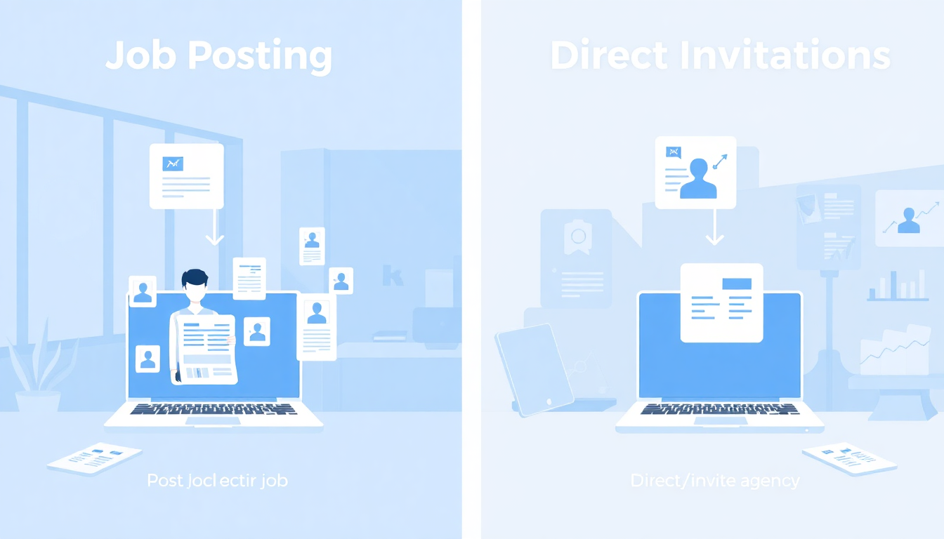 Job Posting and Direct Invitations
